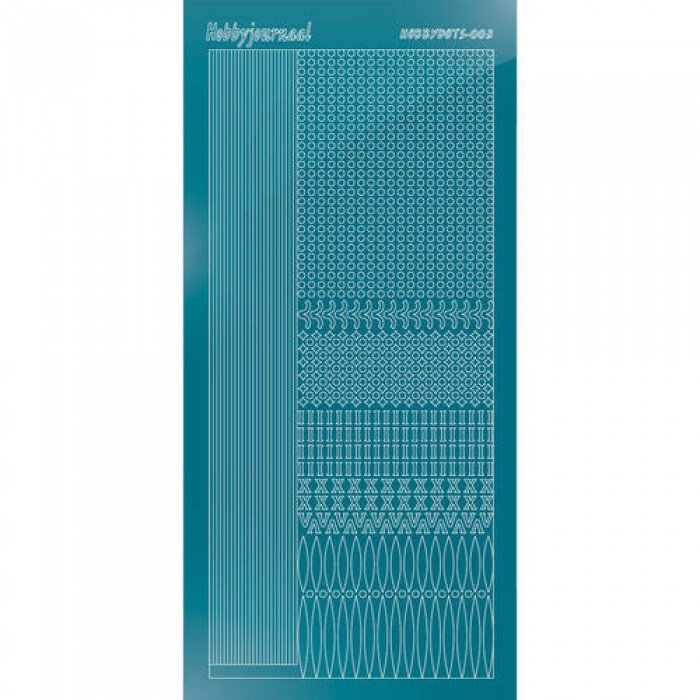 Hobbydots sticker - Mirror - Turquoise