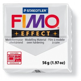 Modelling clay Fimo effect White transparant