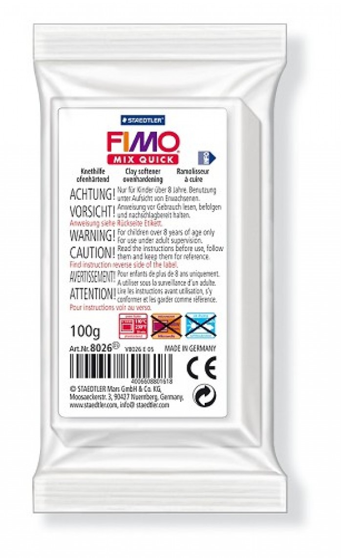 Fimo mix quick zachtmaker voor Fimo 100 gr