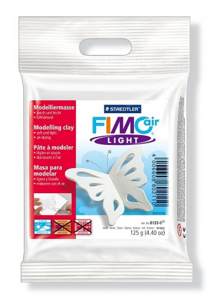 Fimo air light boetseerklei 125 gr  wit