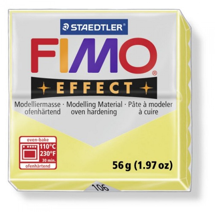 Fimo effect boetseerklei 56 g citrine