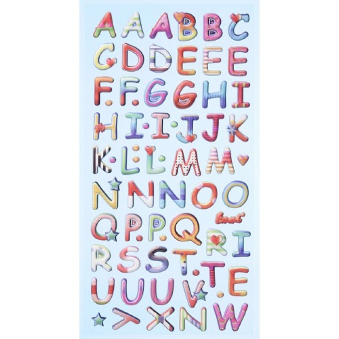 SOFTY-Stickers Design Letters 