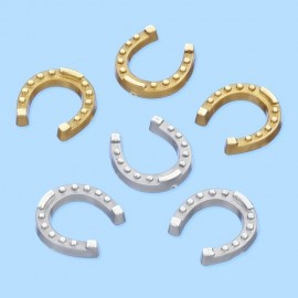CREApop® Strooidelen Hoefijzer, goud, ca. 1,5 cm, buidel met 50