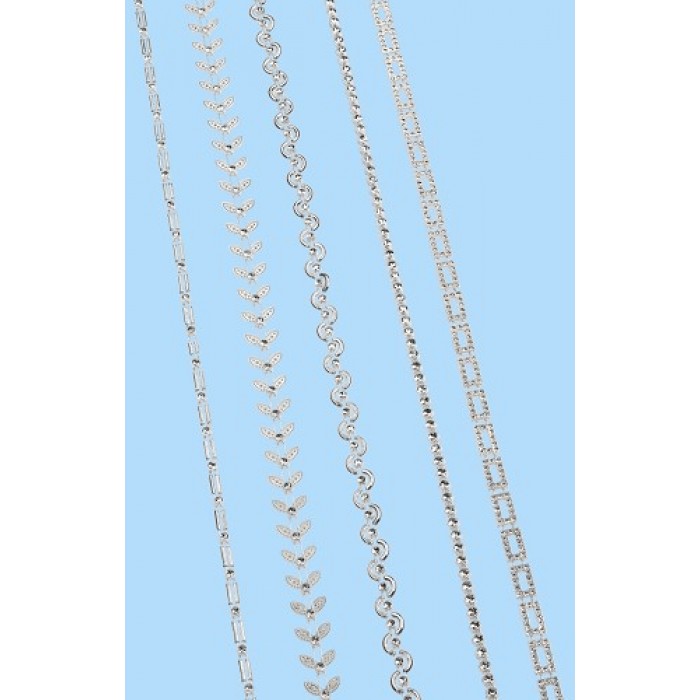 CREApop® Decolint Design X, ca. 9 m, zilver 