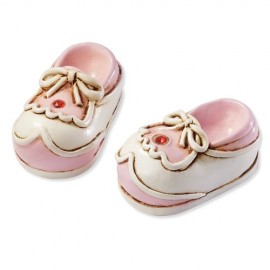CREApop® Babyschoen, roze, 3 cm, buidel met 2 st
