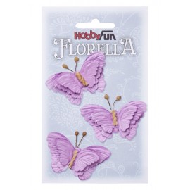 FLORELLA-Butterflies Lavender, 6cm