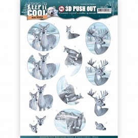 Deers - Keep it Cool 3D-Push-Out Amy Design