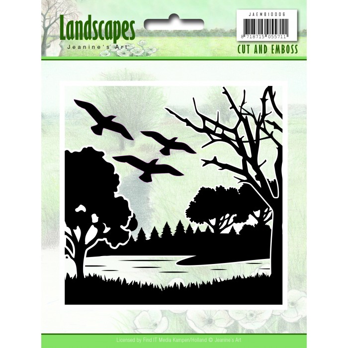 Landscapes - Cut & Embossing Folder - Jeanine's Art 