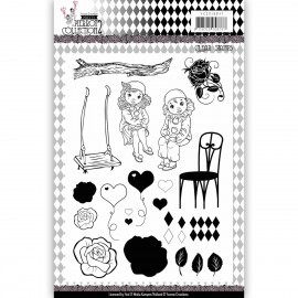 Clear Stamps - Yvonne Creations- Pretty Pierrot 2