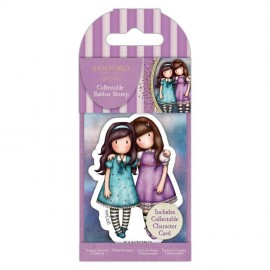 No. 72 We Belong Together Collectable Rubber Stamp - Gorjuss by Santoro