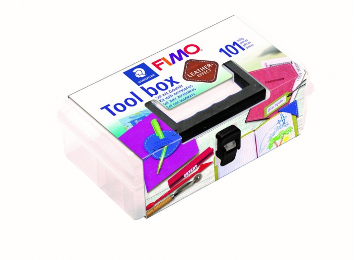 Fimo leather-effect tool box