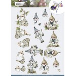 3D Cutting Sheets - Precious Marieke - Christmas Gnomes