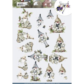 3D Cutting Sheets - Precious Marieke - Christmas Gnomes