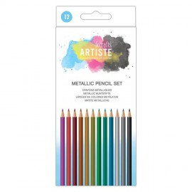 Artiste Metallic Pencil Set (12 pk)