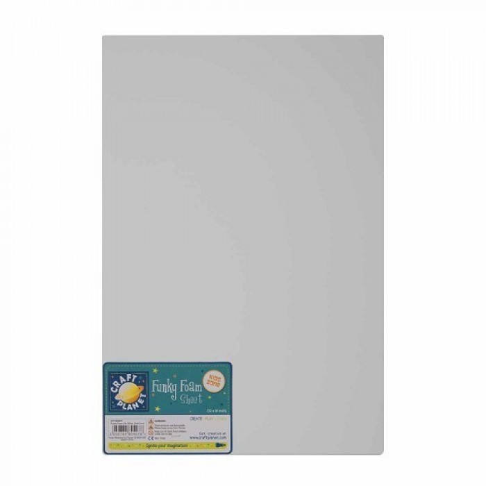 12 x 18" Funky Foam Sheet (2mm Thick) - White