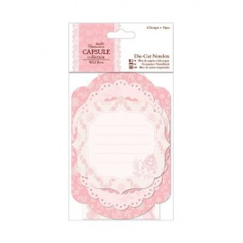 Die-cut Notelets (18pcs) - Capsule - Wild Rose