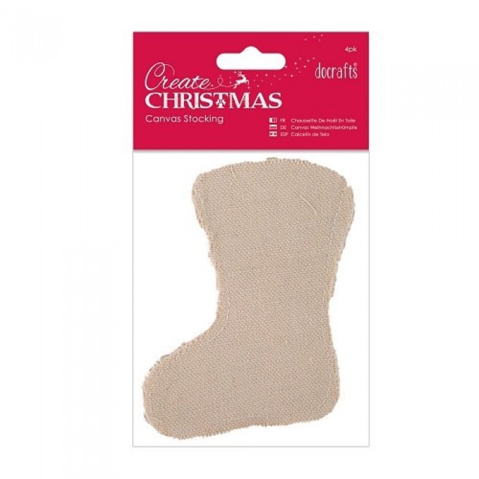 Canvas Stocking (4pk)