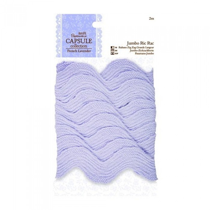 2m Jumbo Ric Rac - Capsule - French Lavender