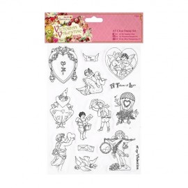 A5 Clear Stamps Set (14pcs) - Victorian Valentine