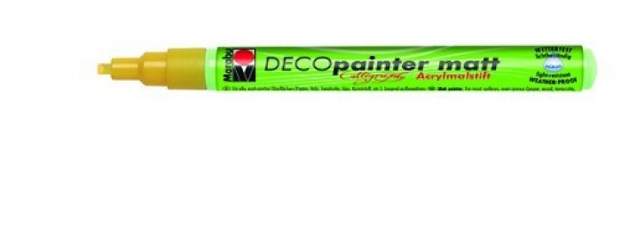 Deco painter calligraphie 1 - 2,5 mm - Zonnegeel