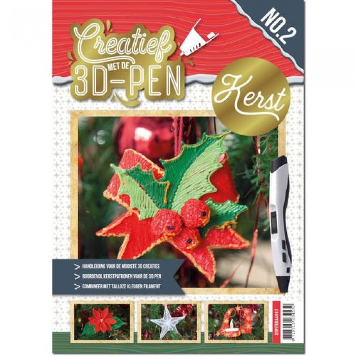 A4 boek - Creatief met de 3D-pen - Kerst