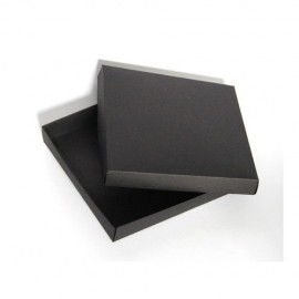 Card box set 5pcs black 15x15cm