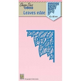 Shape Dies blue "Leaves edge"