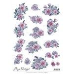 3D Knipvel - Amy Design - Purple Flowers