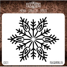 Filigranki stencil - SNOWFLAKE