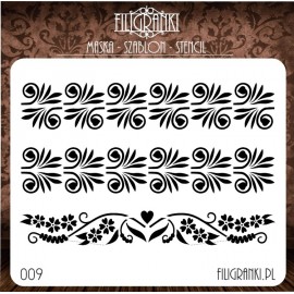 Filigranki stencil - BORDERS