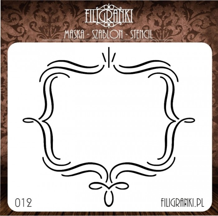 Filigranki stencil - FRAME