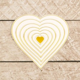Cut, Foil and Emboss Nesting Hearts
