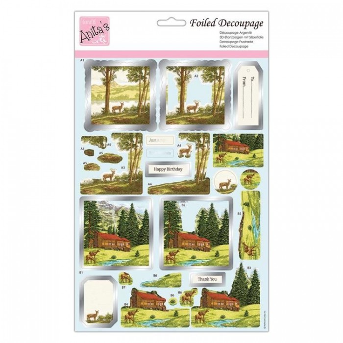 Foiled Decoupage - Deer Valley