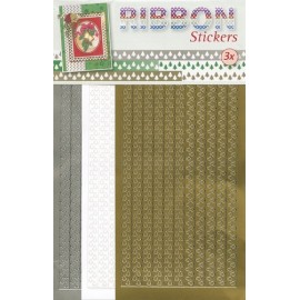     Ribbon Stickers - Goud