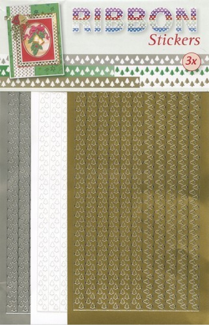     Ribbon Stickers - Goud