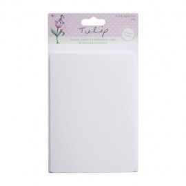 Elements A6 White Cards & Envelopes - Tulip (4PK) Tulip Frame
