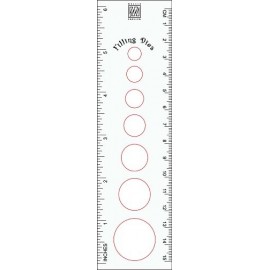 Filling Die Circle size ruler FCSR001