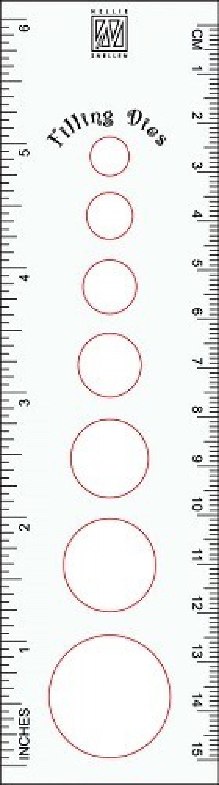 Filling Die Circle size ruler FCSR001