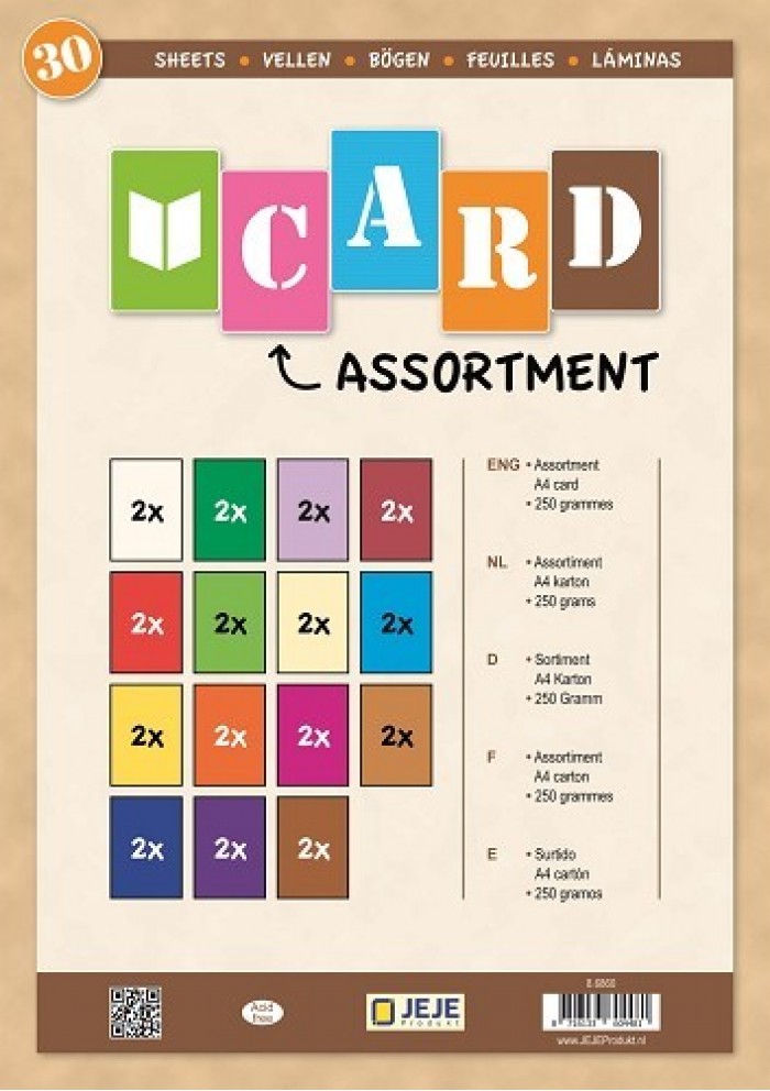 Card assortment A4 30 sheets