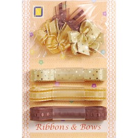 Ribbon & bows Brown