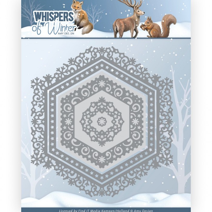 Dies - Amy Design – Whispers of Winter - Winter Hexagon