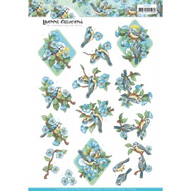 3D Cutting Sheet - Yvonne Creations - Branch with Birds