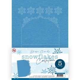 Card Deco Snowflake Collection - Shape Card Turquoise