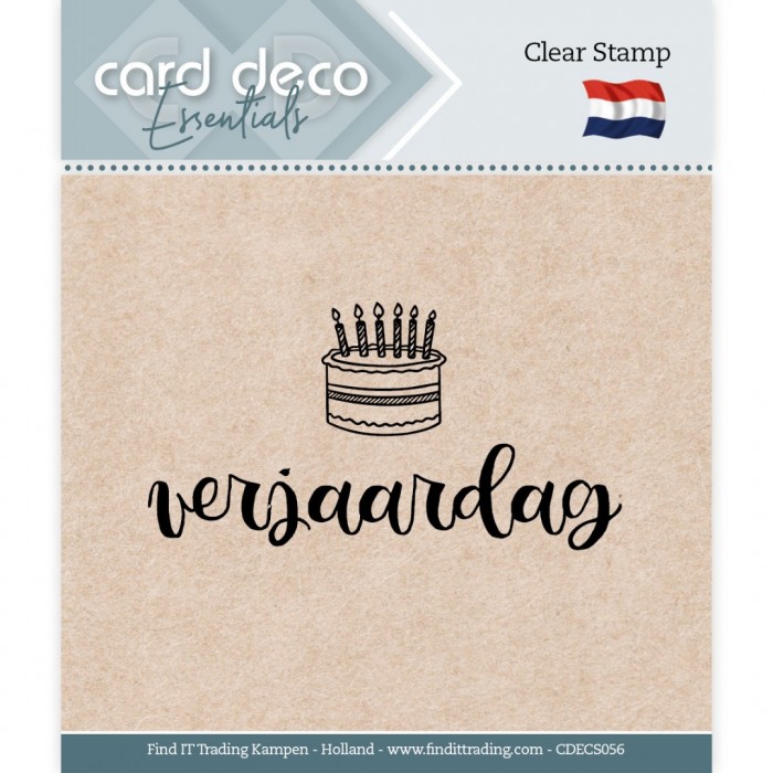 Card Deco Essentials - Clear Stamps - Verjaardag