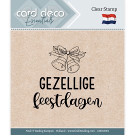 Card Deco Essentials - Clear Stamps - Gezellige feestdagen
