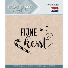 Card Deco Essentials - Clear Stamps - Fijne Kerst