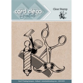 Card Deco Essentials Clear Stamps - Barber
