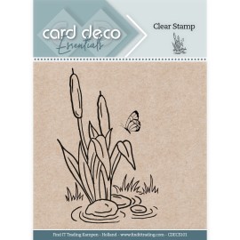 Card Deco Essentials Clear Stamps - Weed