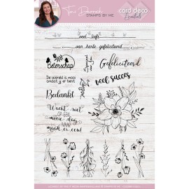 Card Deco Essentials - Stamps by Me - Clear Stamps A5 - Field Flowers