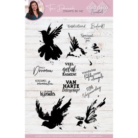 Card Deco Essentials - Stamps by Me - Clear Stamps A5 - Hummingbirds